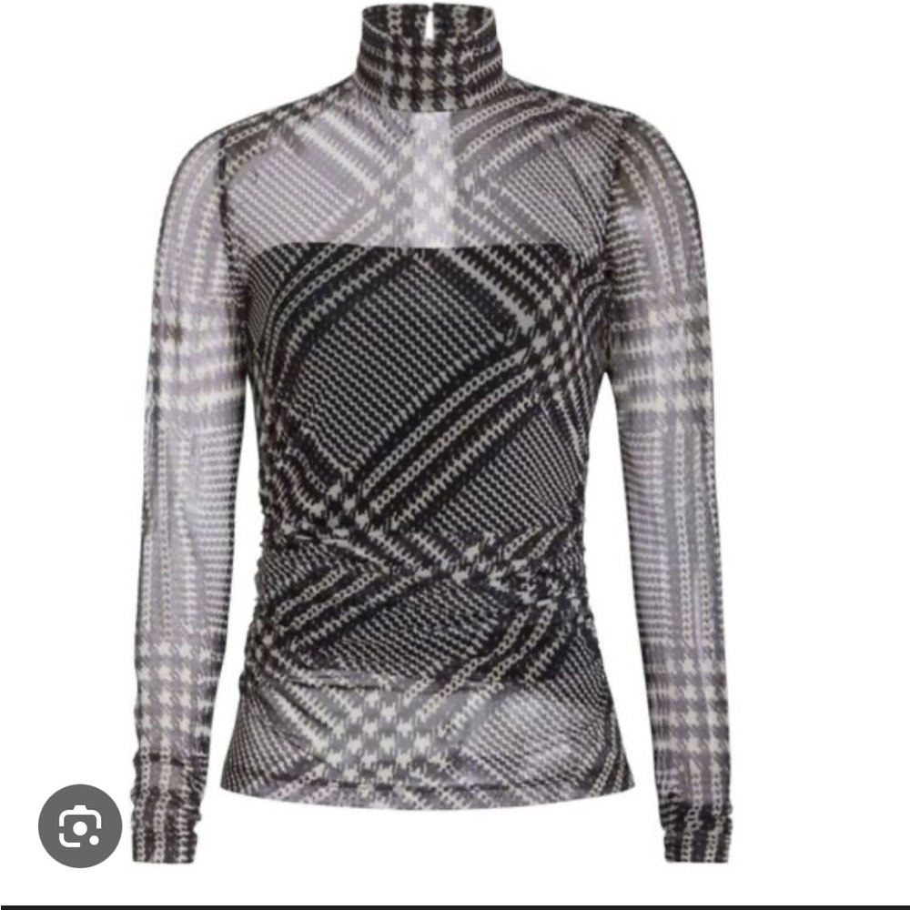 Amanda Uprichard Dominique Mesh Blouse